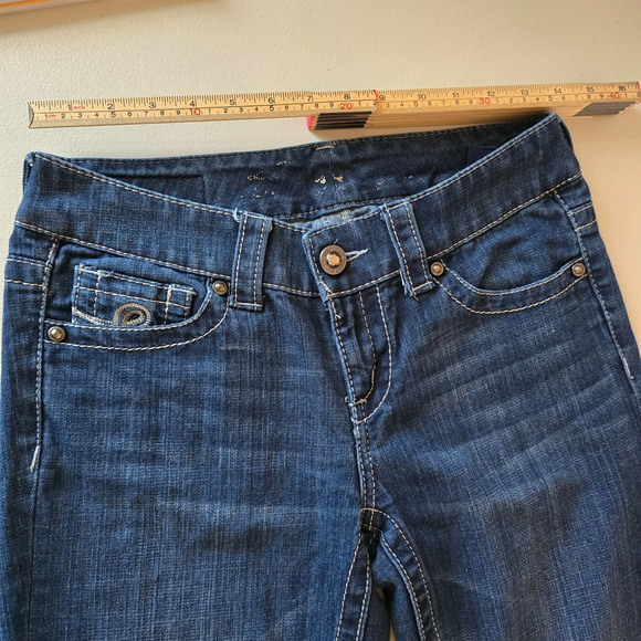 Seven7 Bootcut Jeans Women's 27 Blue Dark Wash - Picture 11 of 16